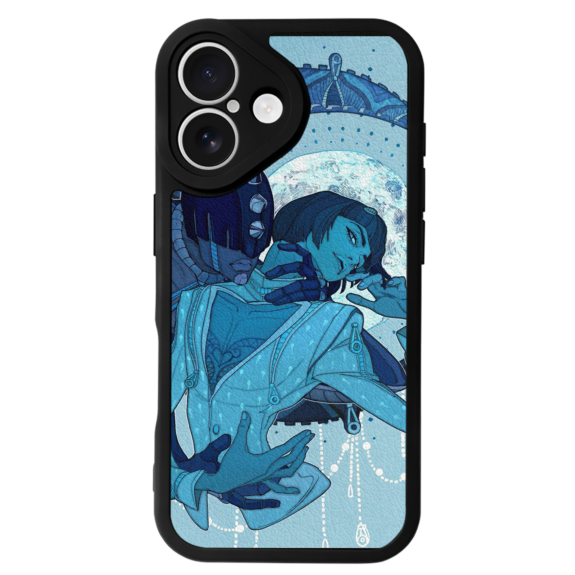 （画像用） ジョジョの奇妙な冒険 JoJo's Bizarre Adventure 【iPhone 16シリーズ対応】シリコンスマホケース（レザー調） 材質：シリコン